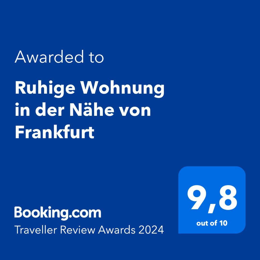 Ruhige Wohnung In Der Naehe Von Frankfurt Kelkheim Exterior foto